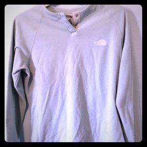 North Face blue fleece pullover